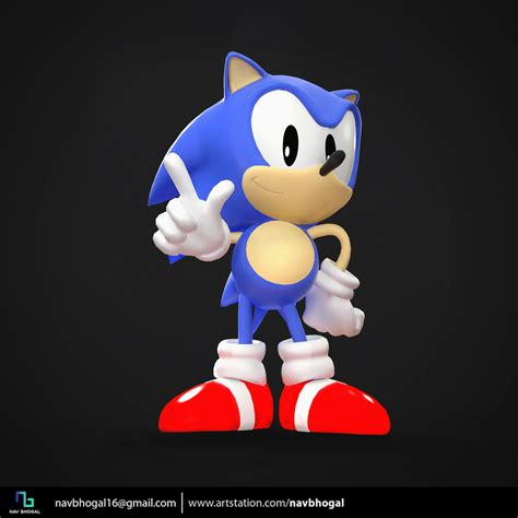 classic sonic render|classic sonic rig with animations.